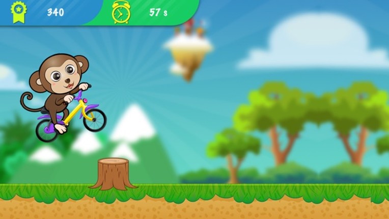 ABC Jungle Bicycle Adventure preschooler eLEARNING app screenshot