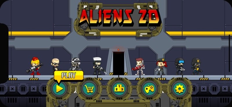 Aliens 2D: Run &amp; Gun screenshot