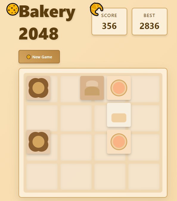 Games like Bakery 2048