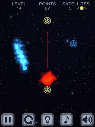 Crazy Orbits. Universe Image