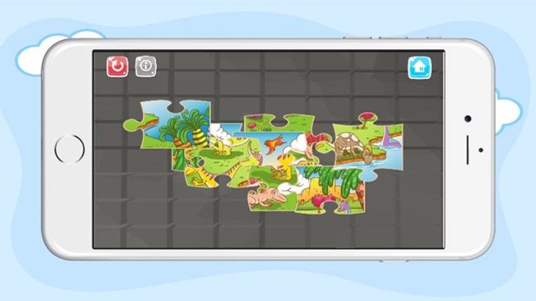 Dinosaur Jigsaw Puzzles Activities For Preschool Image