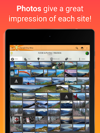 Paragliding Map Image