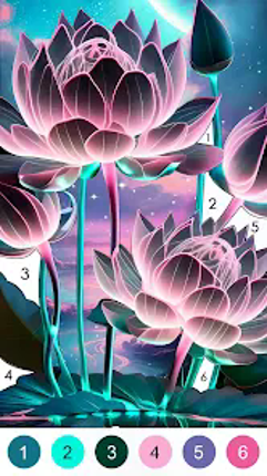 Fantasy Color-Paint By Number screenshot