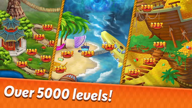 Indy Cat 2: Match 3 game screenshot