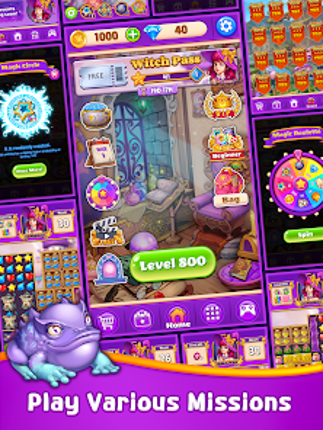 Witch N Magic: Match 3 Puzzle screenshot