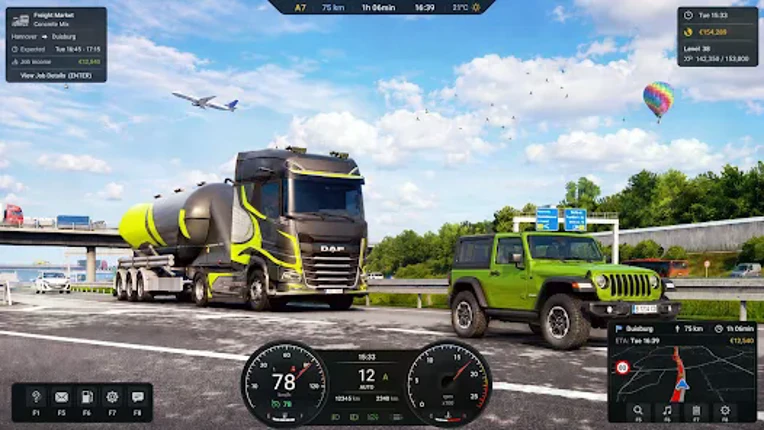 Cargo Truck Simulator Game 3d screenshot