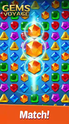 Gems Voyage - Match 3 & Blast screenshot