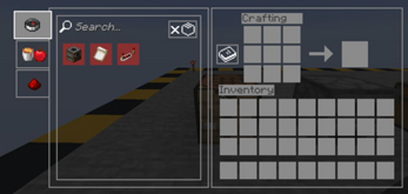 Gear's Minecraft GUI screenshot