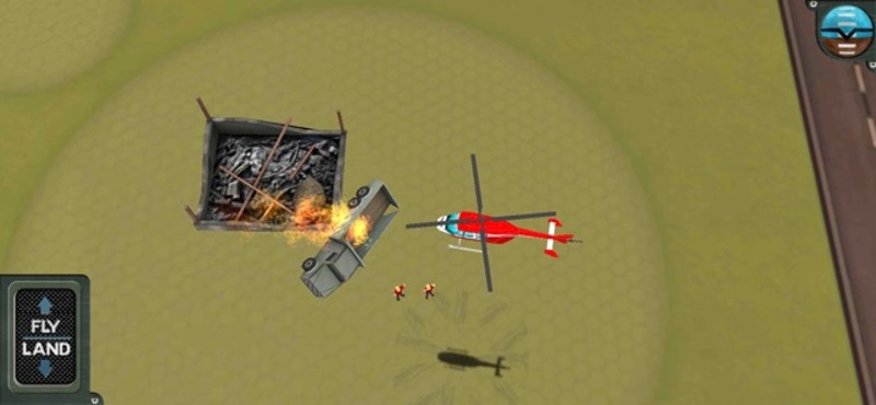 Helicopter Rescue Team Game screenshot