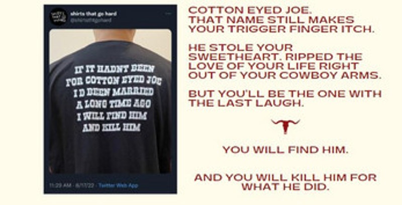 If It Hadn't Been For Cotton Eyed Joe Image