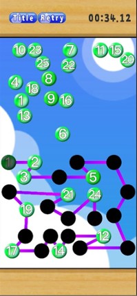 Line up numbers screenshot