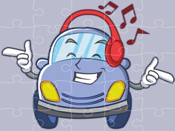 Smiling Cars Jigsaw Image