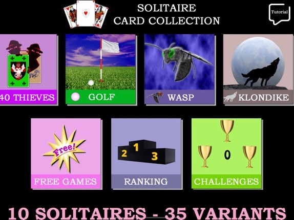 Solitaire Card Collection screenshot