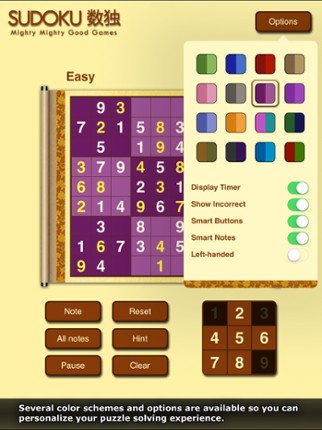 Sudoku HD screenshot