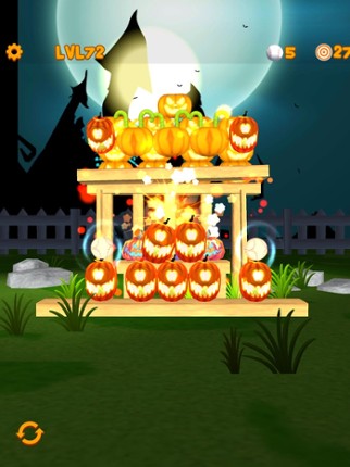 Swipe &amp; Knockdown Pumpkins 2 screenshot