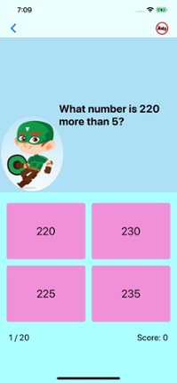 Third Grade Math Quiz Image