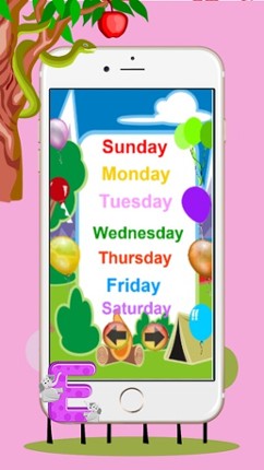 Vocabulary English Kids Free : Learning Words days Language screenshot
