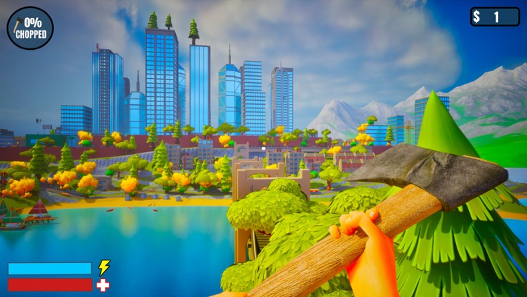 A Game About Cutting A Tree screenshot
