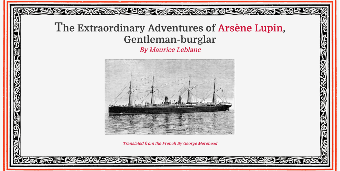 Games like Arsène Lupin, Gentleman-burglar