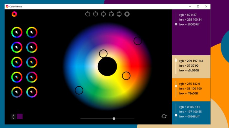 Color Wheels screenshot
