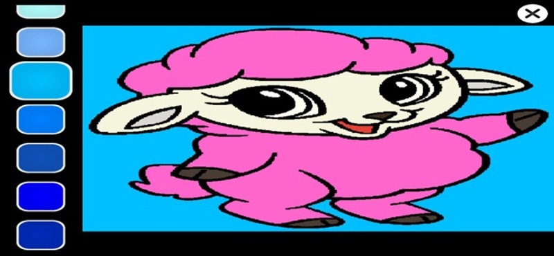 Coloring Farm Animal Painting Image