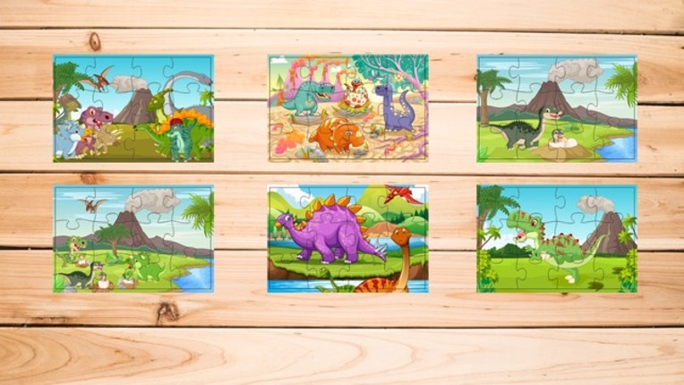 Dinosaur Jigsaw Puzzle For Kids Easy Learning Game screenshot