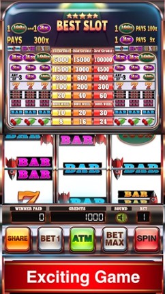 Downtown Las Vegas Slots Fun Play Slot Machine Image