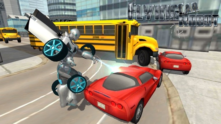 Flying Car Robot Flight Drive Simulator Game 2017 Image