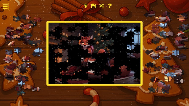 Furry Christmas Temptation – Naughty Jigsaw screenshot