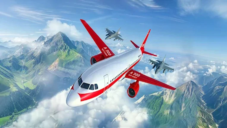 City Airplane Flight Games 3D Image