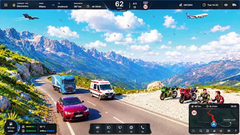 Cargo Truck Simulator Game 3d Image