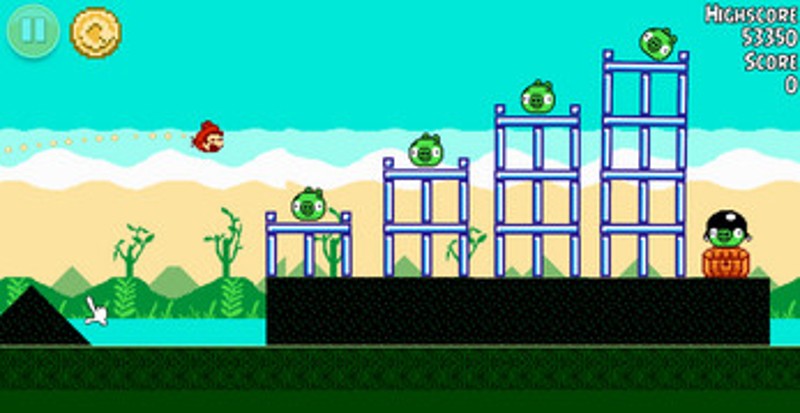 Angry Birds Famicom screenshot