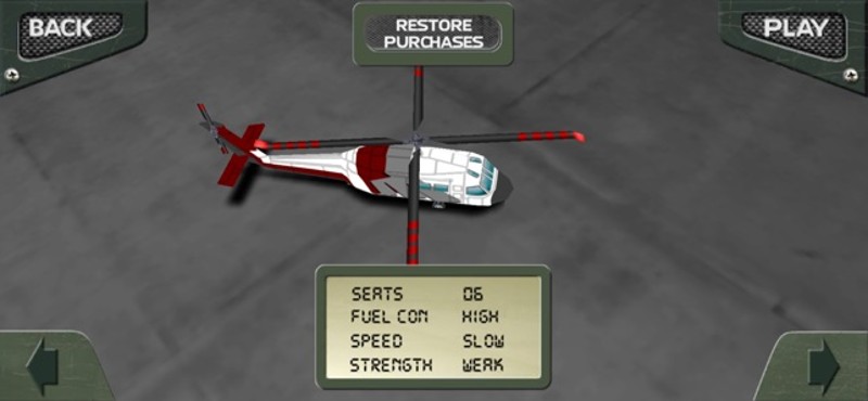 Helicopter Rescue Team Game screenshot