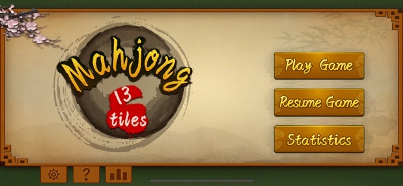 Mahjong 13 tiles screenshot