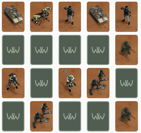 Matching Soldiers Image