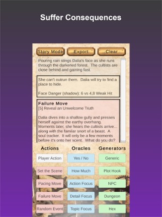 One Page Solo Engine screenshot