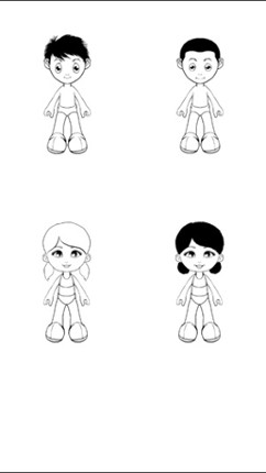 Paper Doll Coloring Book! Image