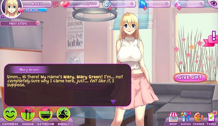 Pocket Waifu screenshot