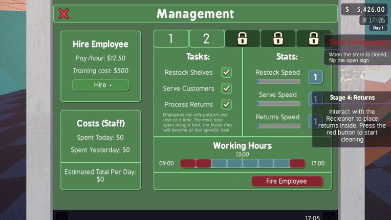 Rental Store Simulator screenshot