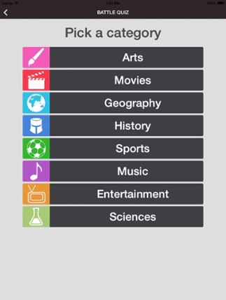 Battle Quiz - Play with your friends, new social game! screenshot