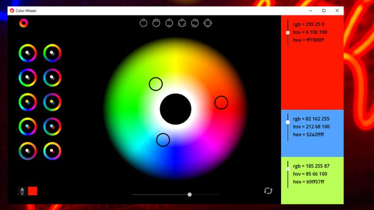 Color Wheels screenshot