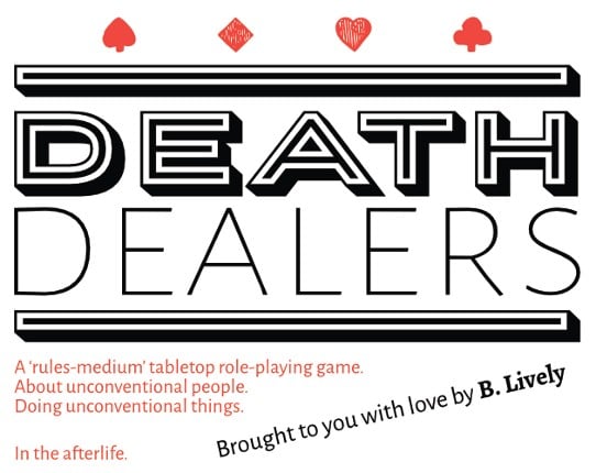 Death Dealers - a card-based TTRPG Game Cover