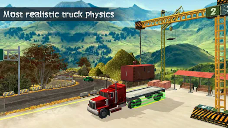 Truck Driving Uphill Simulator screenshot