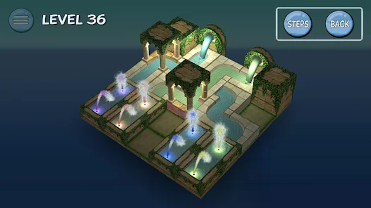 Flow Water Fountain 3D Puzzle screenshot