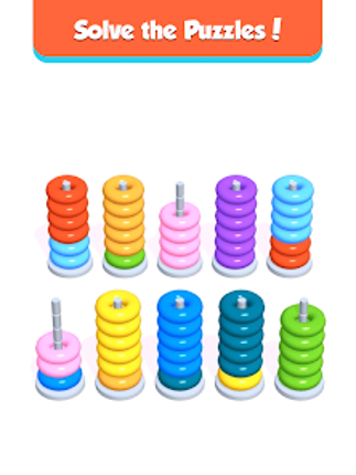 Hoop Stack - Color Puzzle Game screenshot