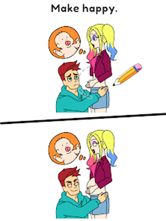 Draw Happy Queen : Puzzle Game screenshot