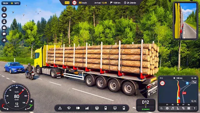 Cargo Truck Simulator Game 3d Image