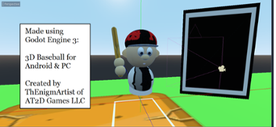 Home Run Challenge 3D Baseball Image