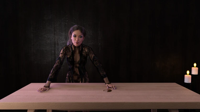 Lana and the Milking Table Image