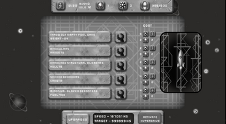 Gravity well screenshot
